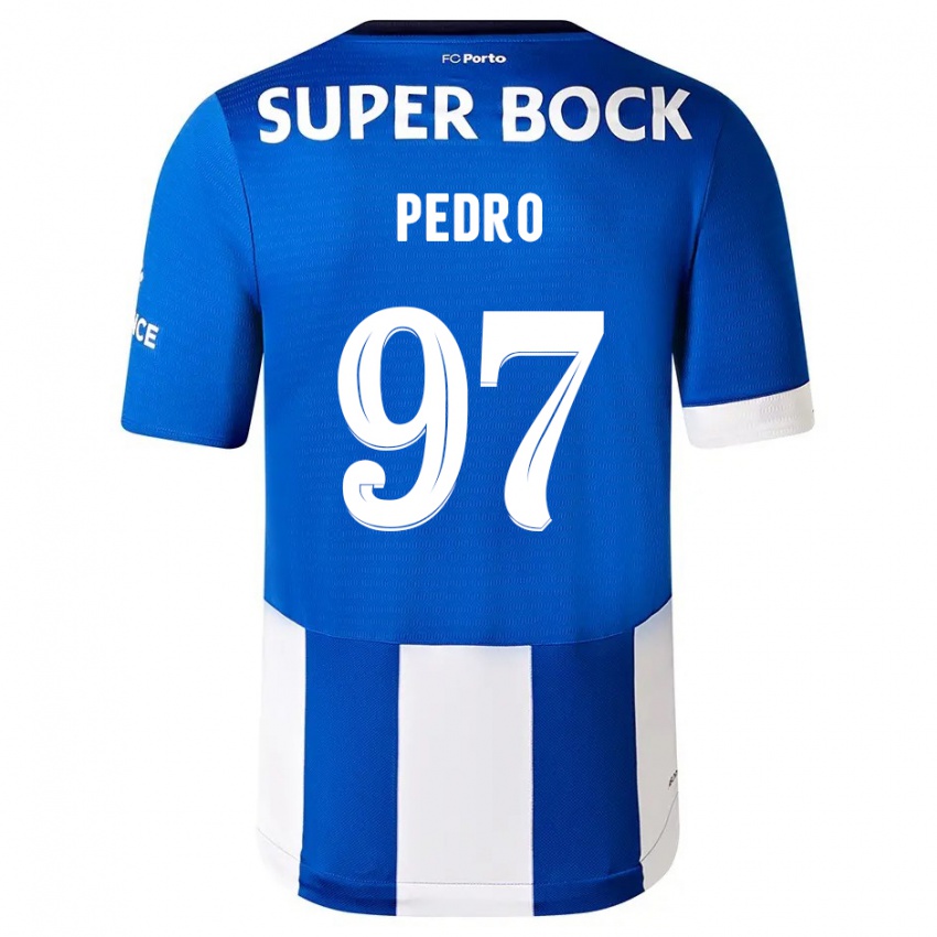 Kvinder Zé Pedro #97 Blå Hvid Hjemmebane Spillertrøjer 2023/24 Trøje T-Shirt