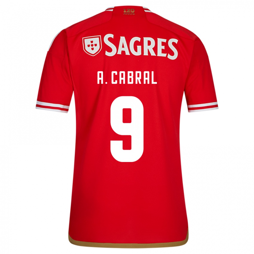 Kvinder Arthur Cabral #9 Rød Hjemmebane Spillertrøjer 2023/24 Trøje T-Shirt
