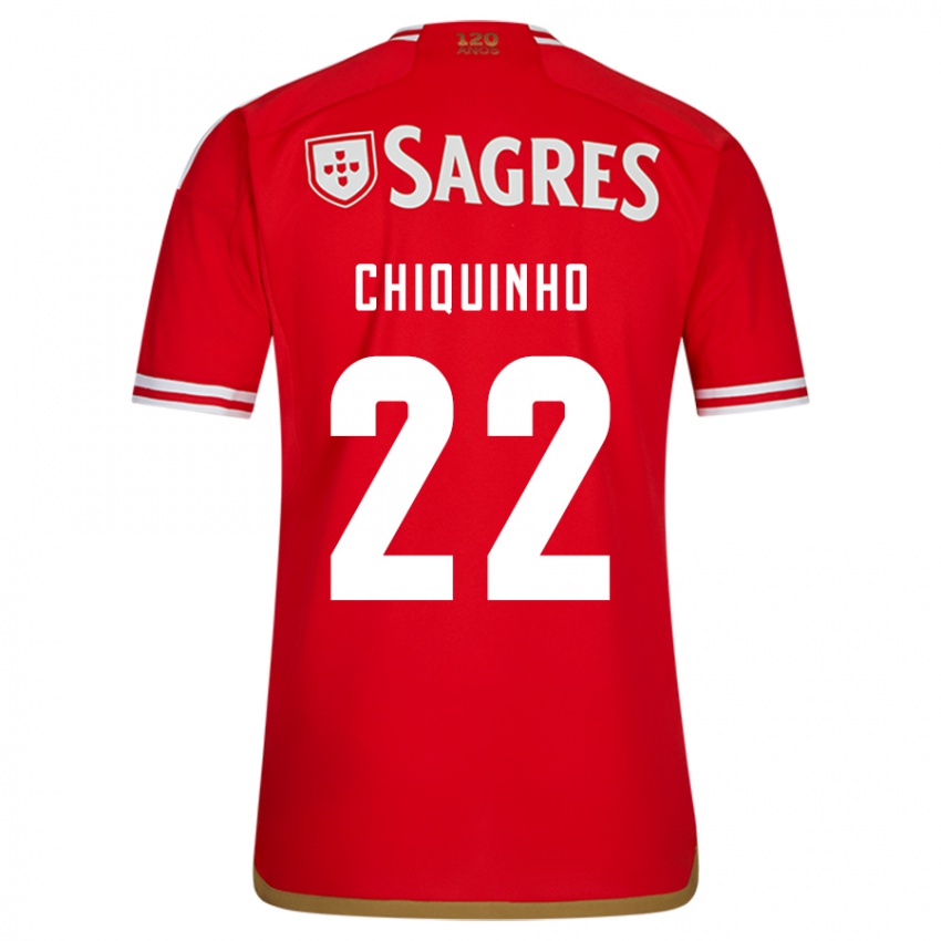 Kvinder Chiquinho #22 Rød Hjemmebane Spillertrøjer 2023/24 Trøje T-Shirt
