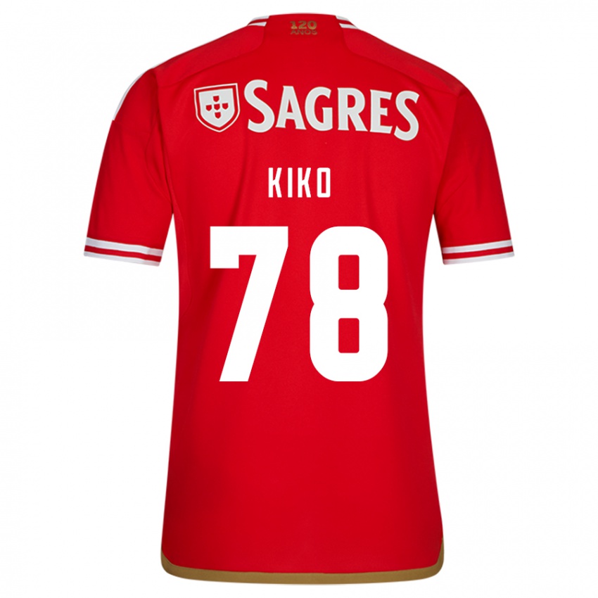 Kvinder Kiko #78 Rød Hjemmebane Spillertrøjer 2023/24 Trøje T-Shirt