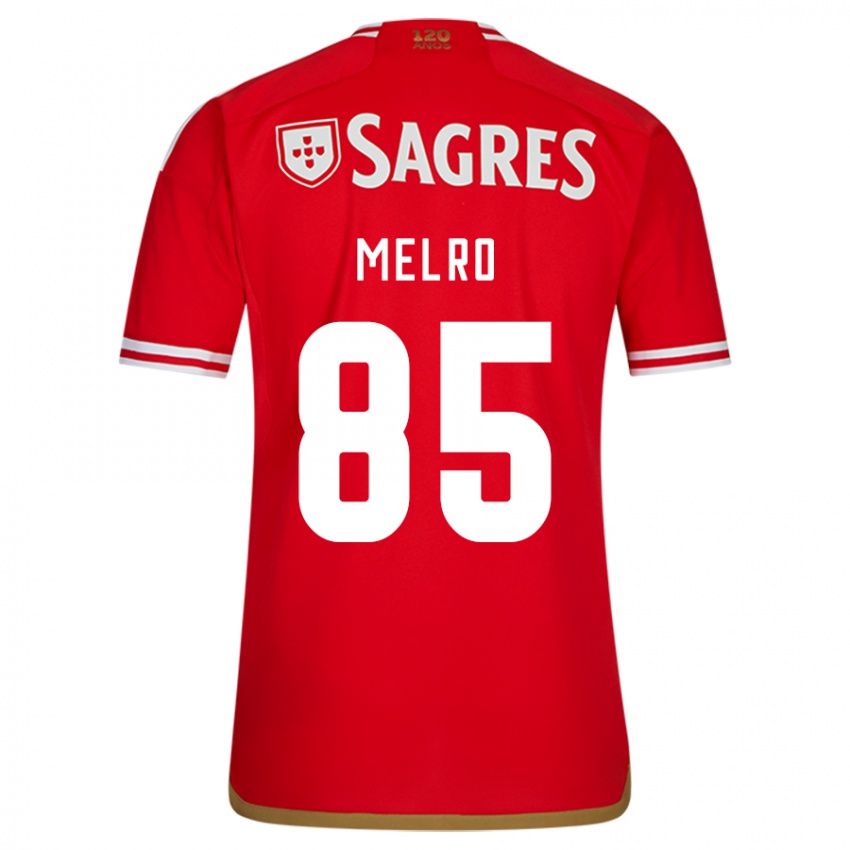 Kvinder José Melro #85 Rød Hjemmebane Spillertrøjer 2023/24 Trøje T-Shirt