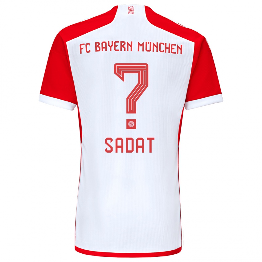 Kvinder Mudaser Sadat #0 Rød Hvid Hjemmebane Spillertrøjer 2023/24 Trøje T-Shirt