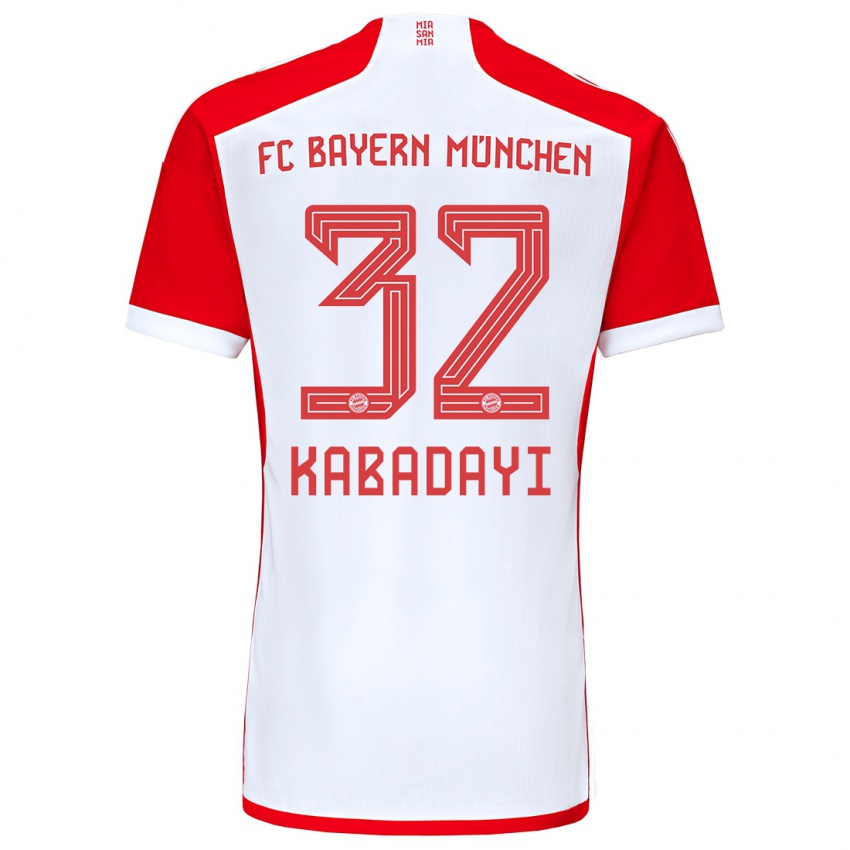 Kvinder Yusuf Kabadayi #32 Rød Hvid Hjemmebane Spillertrøjer 2023/24 Trøje T-Shirt