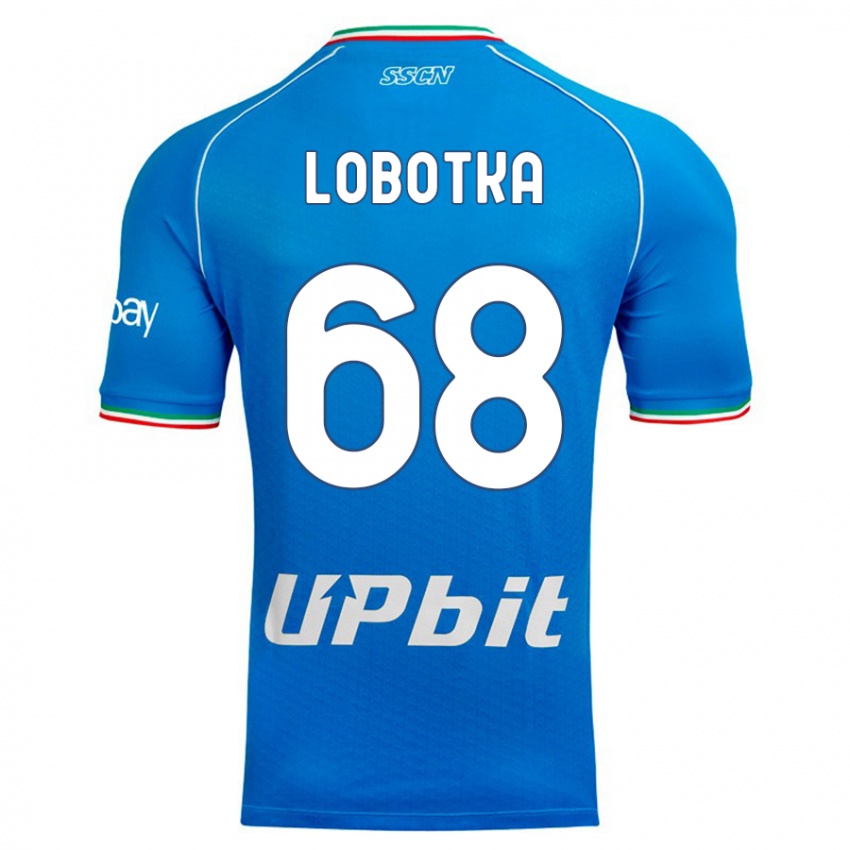 Kvinder Stanislav Lobotka #68 Himmelblå Hjemmebane Spillertrøjer 2023/24 Trøje T-Shirt