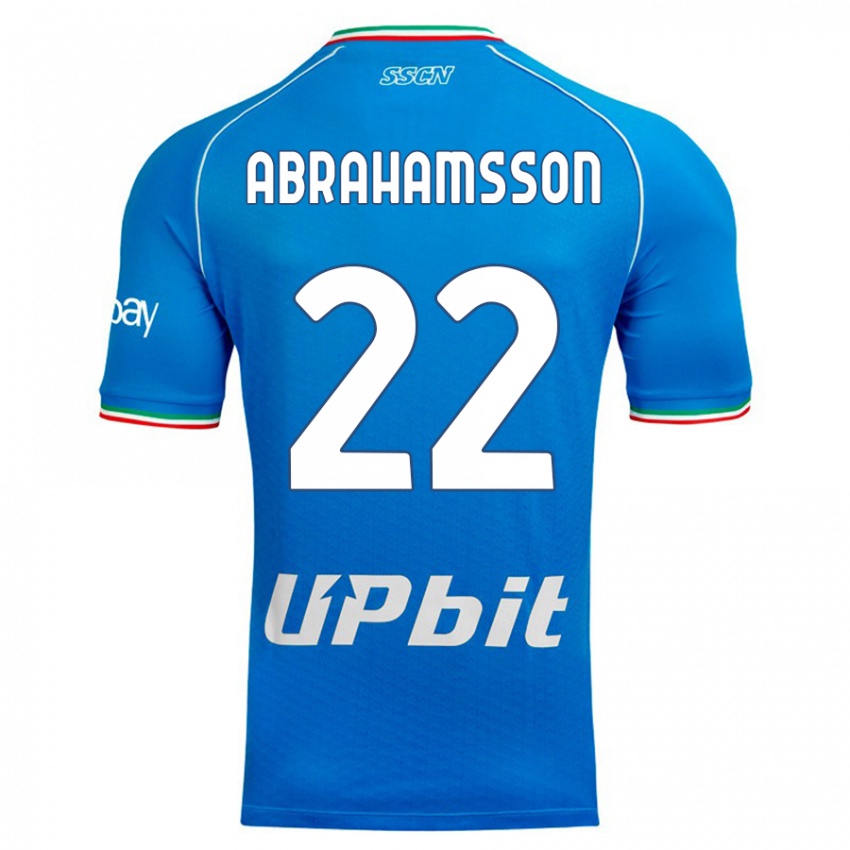 Kvinder Sejde Abrahamsson #22 Himmelblå Hjemmebane Spillertrøjer 2023/24 Trøje T-Shirt