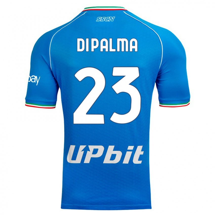 Kvinder Manuel Di Palma #23 Himmelblå Hjemmebane Spillertrøjer 2023/24 Trøje T-Shirt