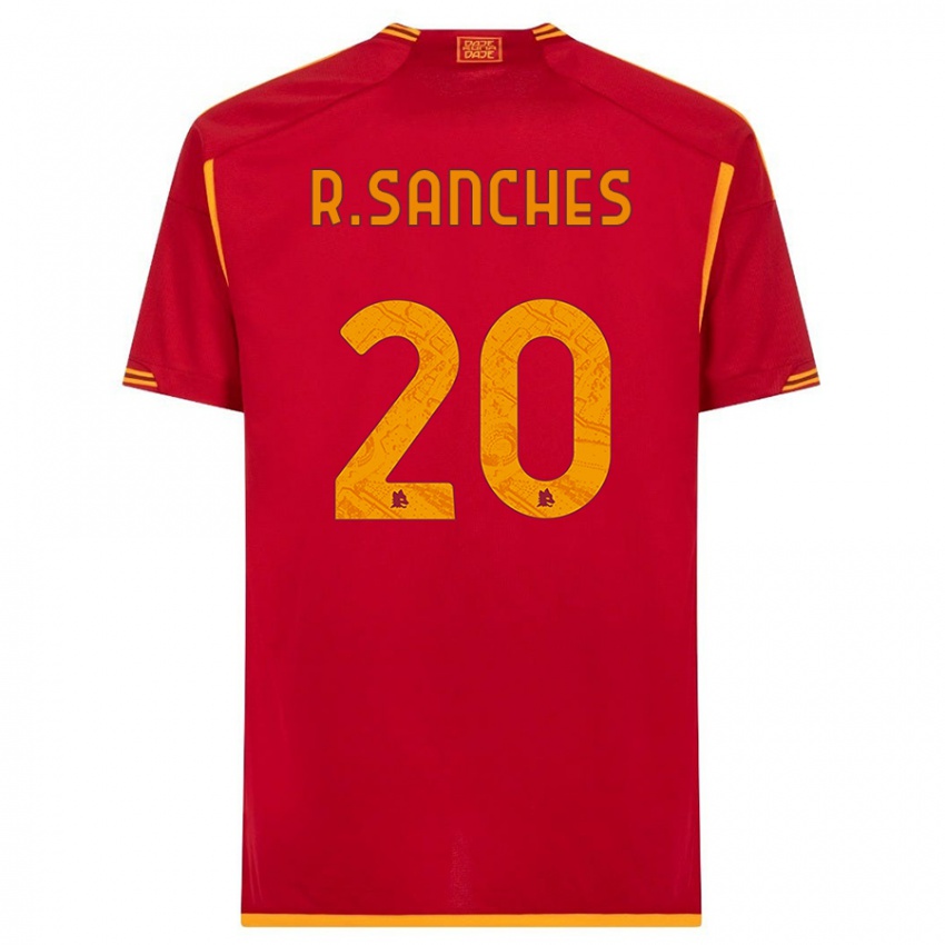 Kvinder Renato Sanches #20 Rød Hjemmebane Spillertrøjer 2023/24 Trøje T-Shirt