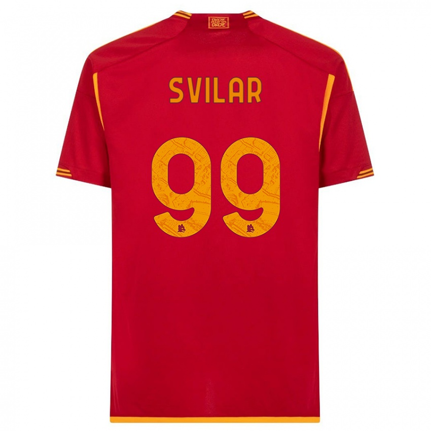 Kvinder Mile Svilar #99 Rød Hjemmebane Spillertrøjer 2023/24 Trøje T-Shirt