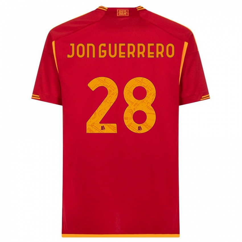 Kvinder Julen Jon Guerrero #28 Rød Hjemmebane Spillertrøjer 2023/24 Trøje T-Shirt
