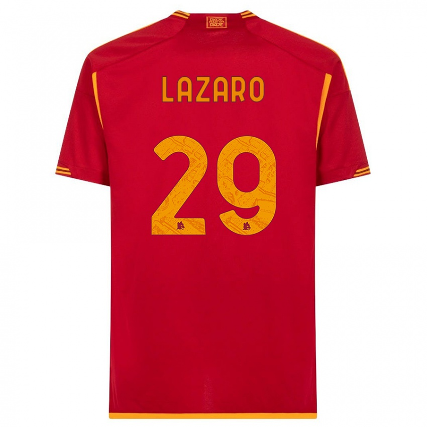 Kvinder Paloma Lazaro #29 Rød Hjemmebane Spillertrøjer 2023/24 Trøje T-Shirt