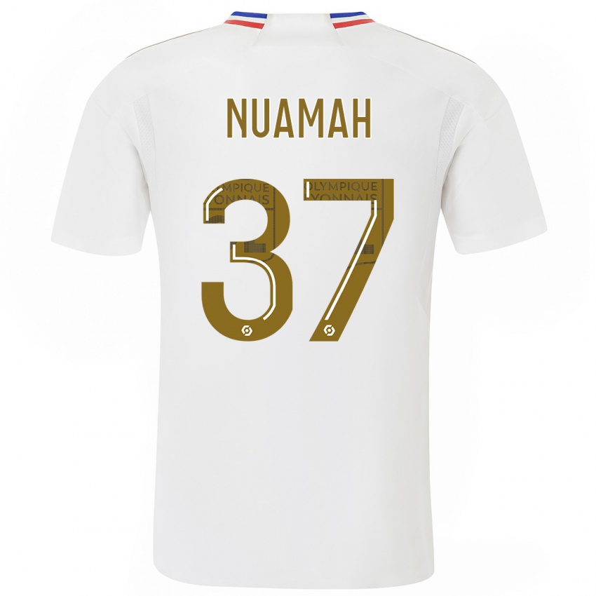 Kvinder Ernest Nuamah #37 Hvid Hjemmebane Spillertrøjer 2023/24 Trøje T-Shirt