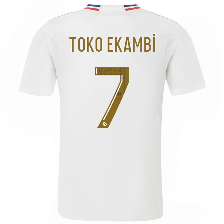 Kvinder Karl Toko Ekambi #7 Hvid Hjemmebane Spillertrøjer 2023/24 Trøje T-Shirt