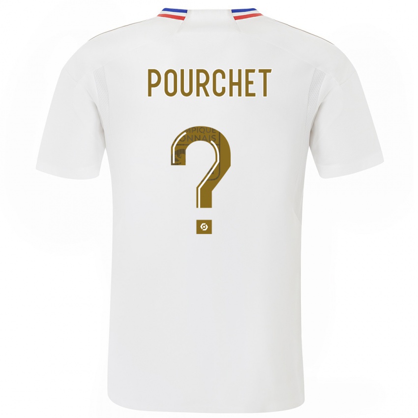 Kvinder Esteban Pourchet #0 Hvid Hjemmebane Spillertrøjer 2023/24 Trøje T-Shirt