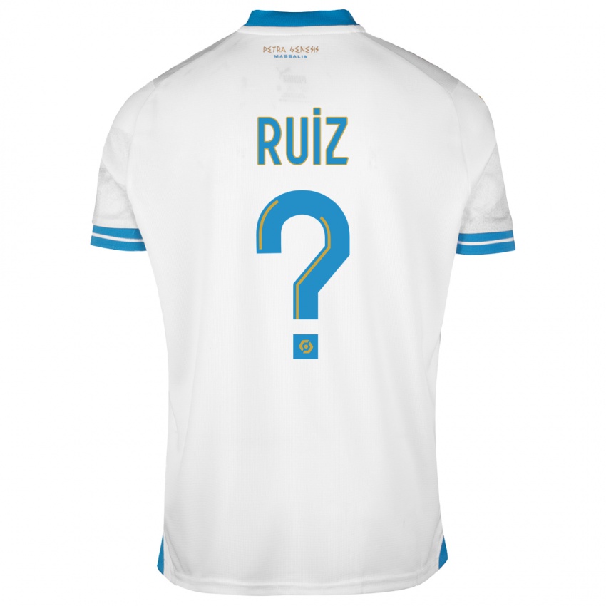 Kvinder Pedro Ruiz #0 Hvid Hjemmebane Spillertrøjer 2023/24 Trøje T-Shirt