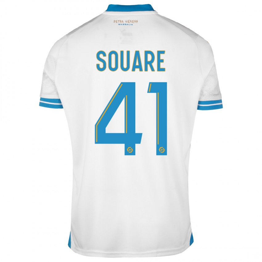 Kvinder Cheick Souare #41 Hvid Hjemmebane Spillertrøjer 2023/24 Trøje T-Shirt