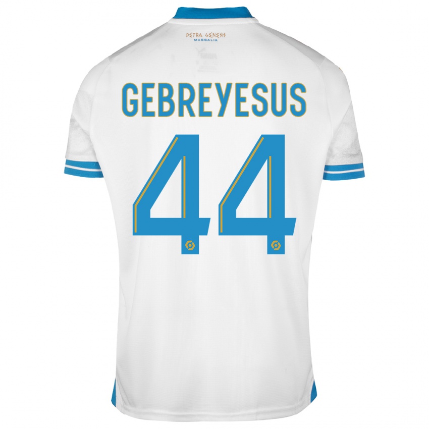 Kvinder Esey Gebreyesus #44 Hvid Hjemmebane Spillertrøjer 2023/24 Trøje T-Shirt