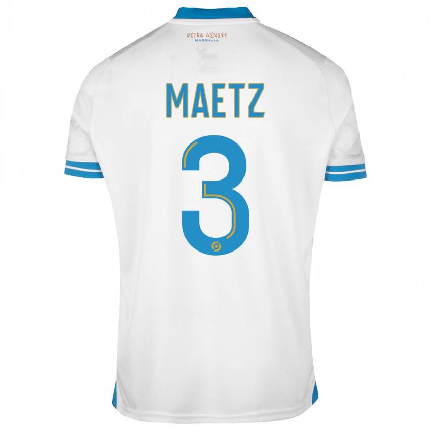 Kvinder Agathe Maetz #3 Hvid Hjemmebane Spillertrøjer 2023/24 Trøje T-Shirt