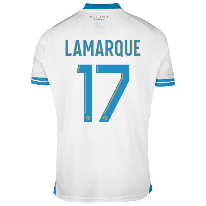 Kvinder Alais Lamarque #17 Hvid Hjemmebane Spillertrøjer 2023/24 Trøje T-Shirt