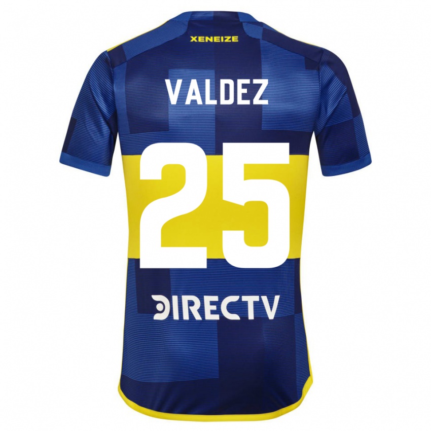 Kvinder Bruno Valdez #25 Mørkeblå Gul Hjemmebane Spillertrøjer 2023/24 Trøje T-Shirt