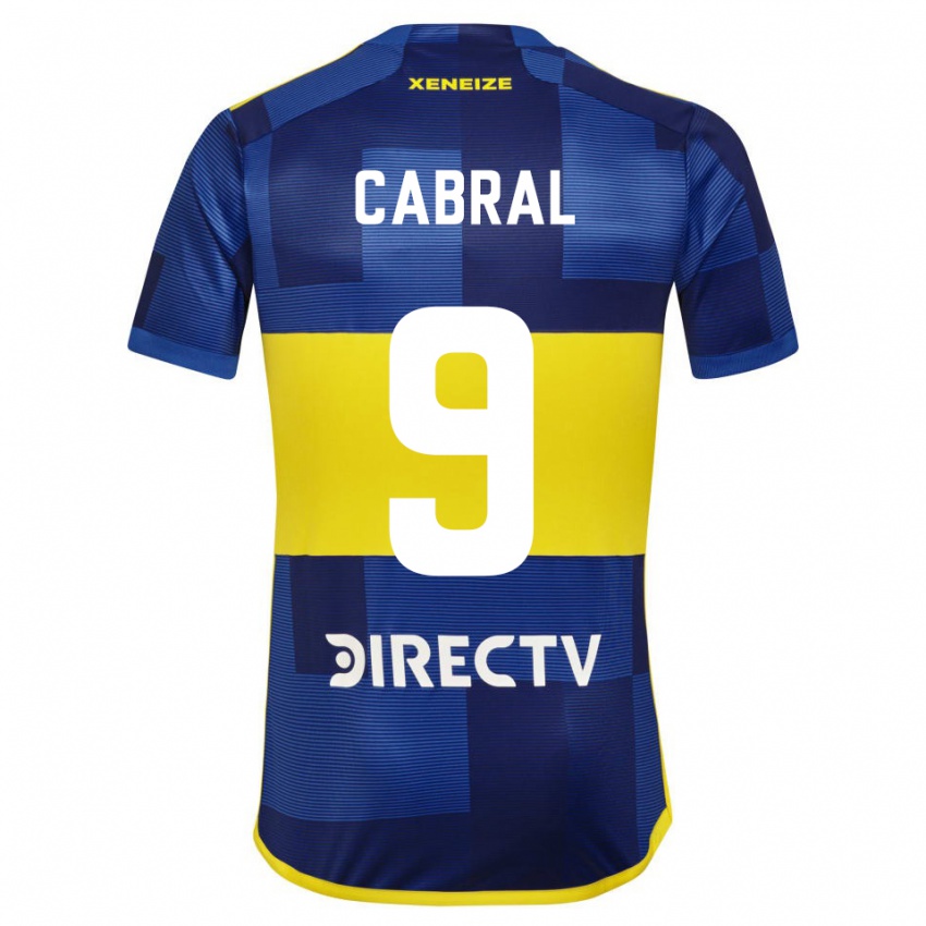 Kvinder Bruno Cabral #9 Mørkeblå Gul Hjemmebane Spillertrøjer 2023/24 Trøje T-Shirt