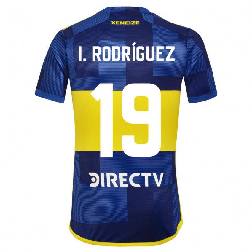 Kvinder Ignacio Rodríguez #19 Mørkeblå Gul Hjemmebane Spillertrøjer 2023/24 Trøje T-Shirt