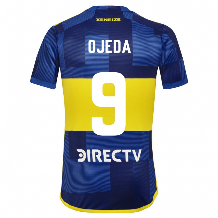 Kvinder Andrea Ojeda #9 Mørkeblå Gul Hjemmebane Spillertrøjer 2023/24 Trøje T-Shirt