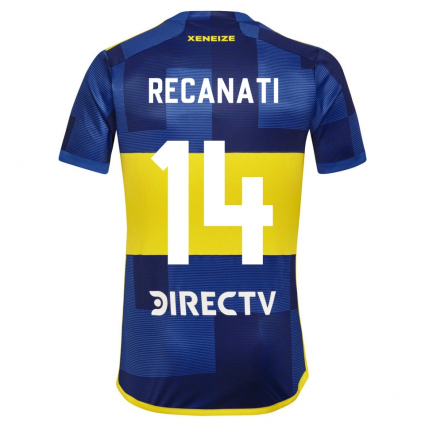 Kvinder Bianca Recanati #14 Mørkeblå Gul Hjemmebane Spillertrøjer 2023/24 Trøje T-Shirt