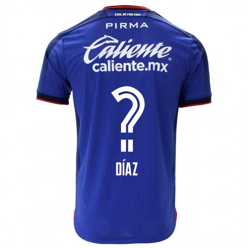 Kvinder Josué Díaz #0 Blå Hjemmebane Spillertrøjer 2023/24 Trøje T-Shirt