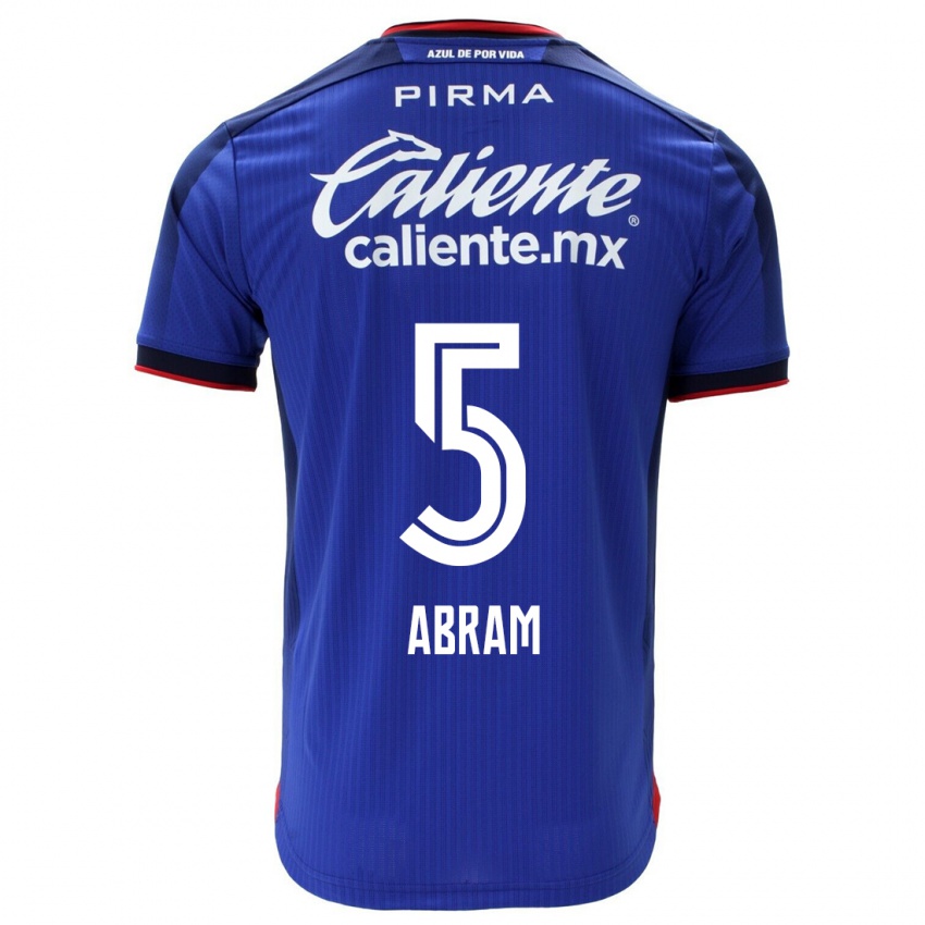Kvinder Luis Abram #5 Blå Hjemmebane Spillertrøjer 2023/24 Trøje T-Shirt