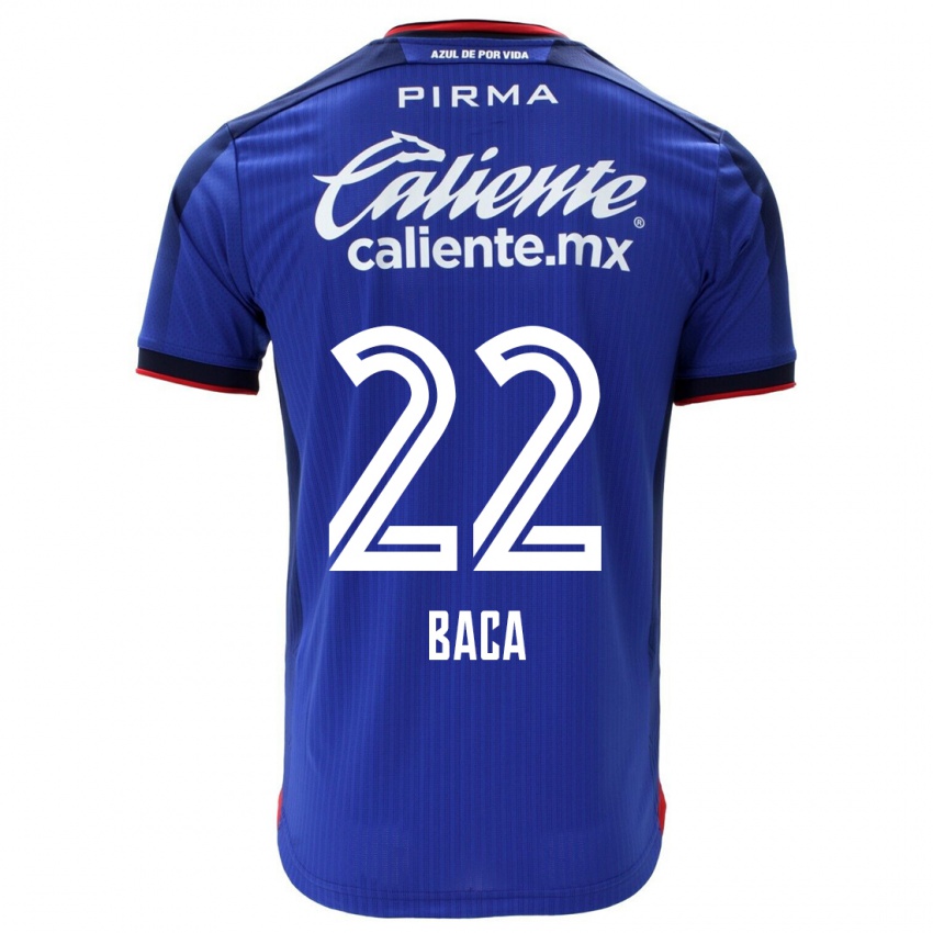Kvinder Rafael Baca #22 Blå Hjemmebane Spillertrøjer 2023/24 Trøje T-Shirt