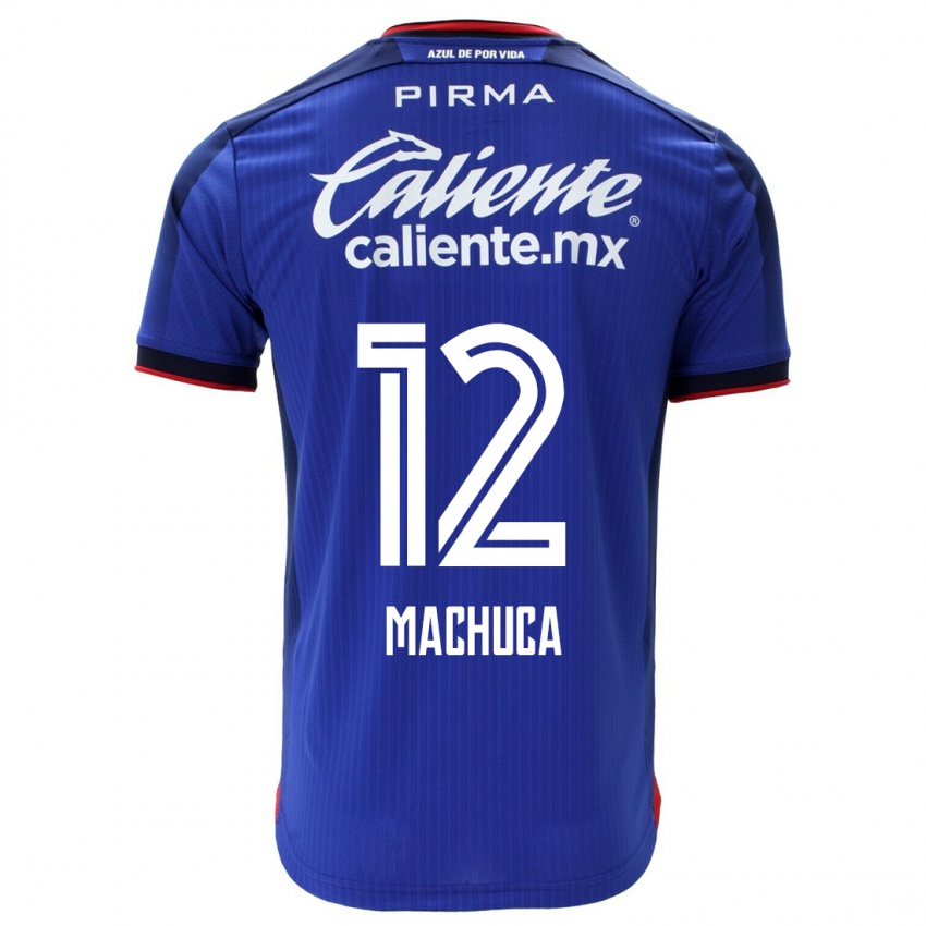Kvinder Gabriela Machuca #12 Blå Hjemmebane Spillertrøjer 2023/24 Trøje T-Shirt