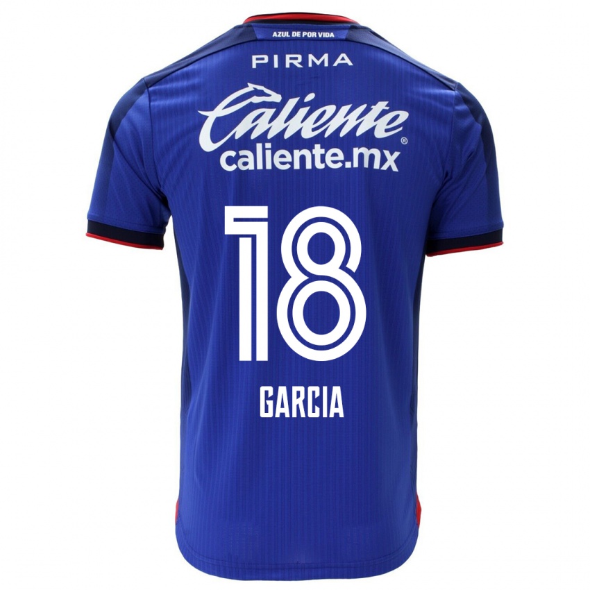 Kvinder Diana Garcia #18 Blå Hjemmebane Spillertrøjer 2023/24 Trøje T-Shirt