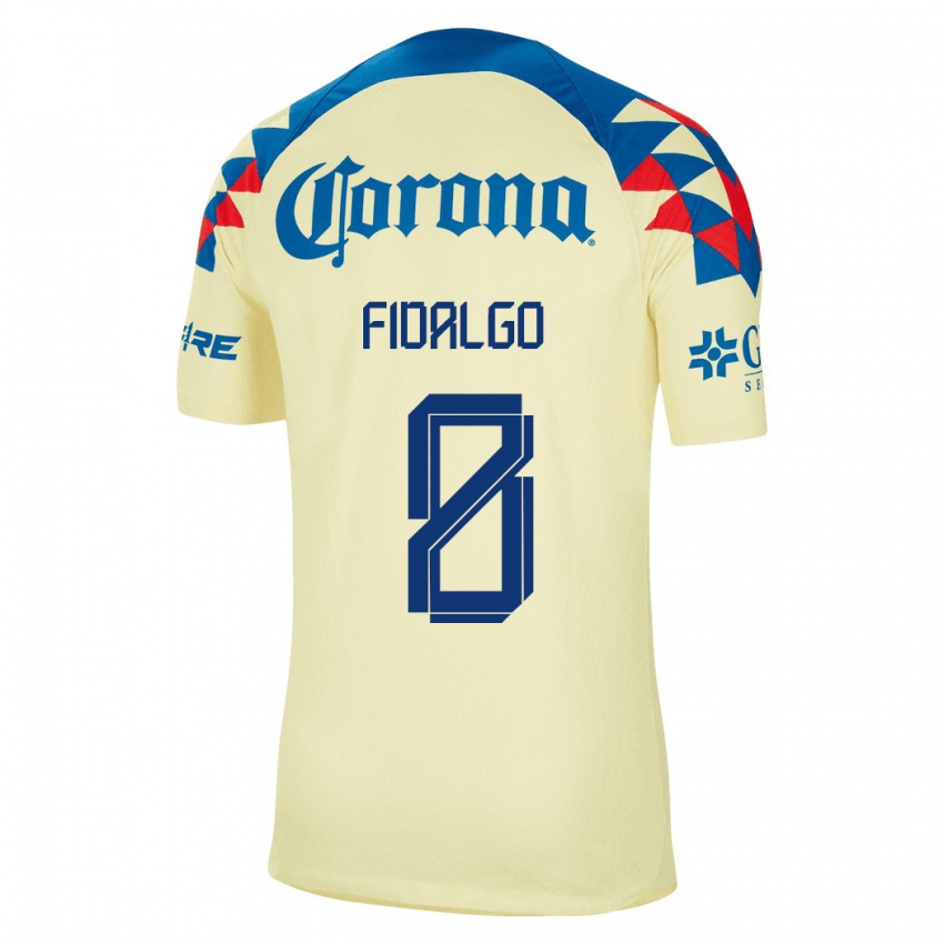 Kvinder Alvaro Fidalgo #8 Gul Hjemmebane Spillertrøjer 2023/24 Trøje T-Shirt