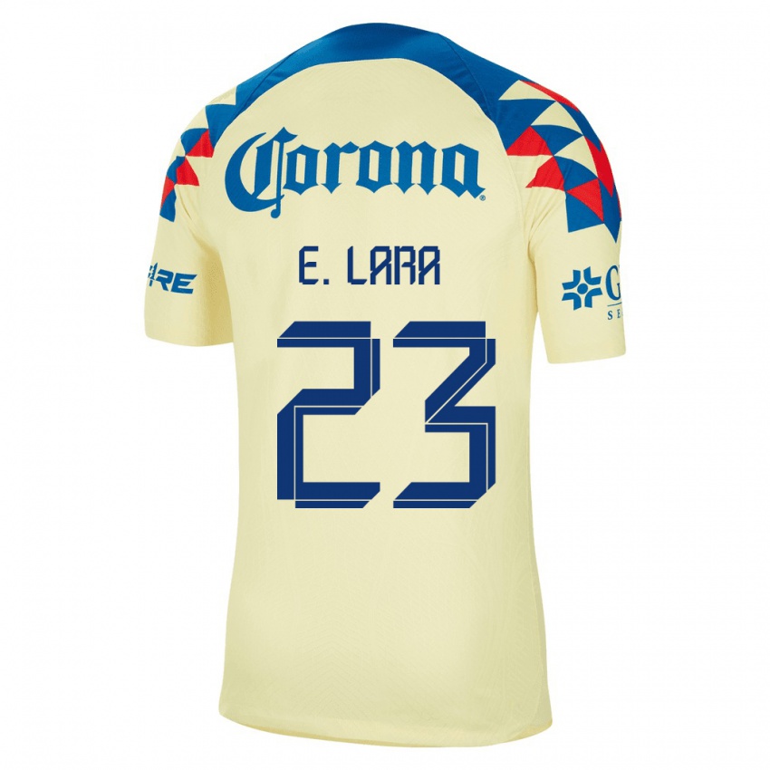 Kvinder Emilio Lara #23 Gul Hjemmebane Spillertrøjer 2023/24 Trøje T-Shirt