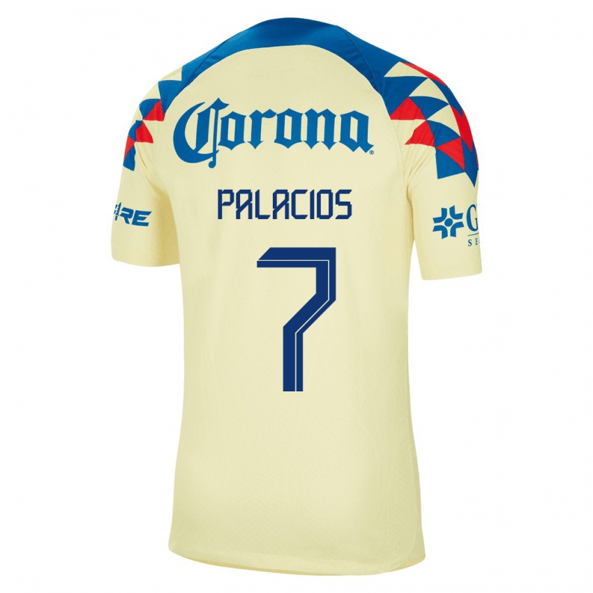 Kvinder Kiana Palacios #7 Gul Hjemmebane Spillertrøjer 2023/24 Trøje T-Shirt