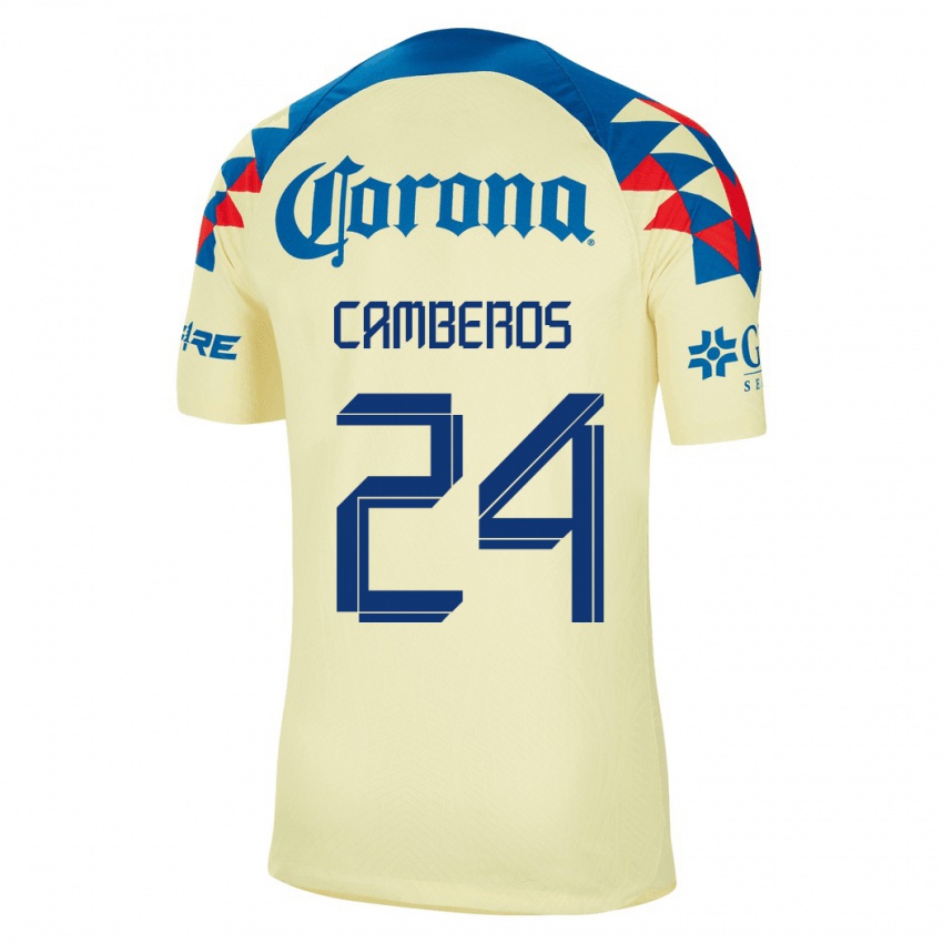 Kvinder Scarlett Camberos #24 Gul Hjemmebane Spillertrøjer 2023/24 Trøje T-Shirt