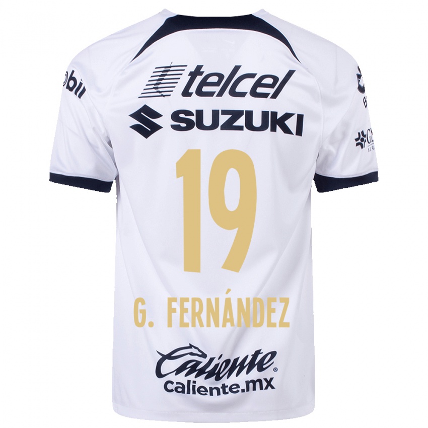 Kvinder Gabriel Fernández #19 Hvid Hjemmebane Spillertrøjer 2023/24 Trøje T-Shirt