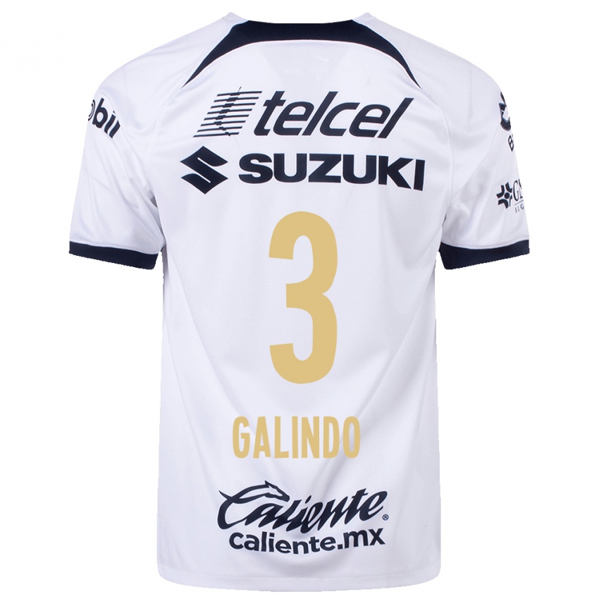 Kvinder Ricardo Galindo #3 Hvid Hjemmebane Spillertrøjer 2023/24 Trøje T-Shirt