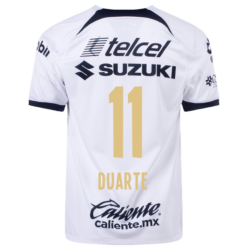 Kvinder Luz Duarte #11 Hvid Hjemmebane Spillertrøjer 2023/24 Trøje T-Shirt