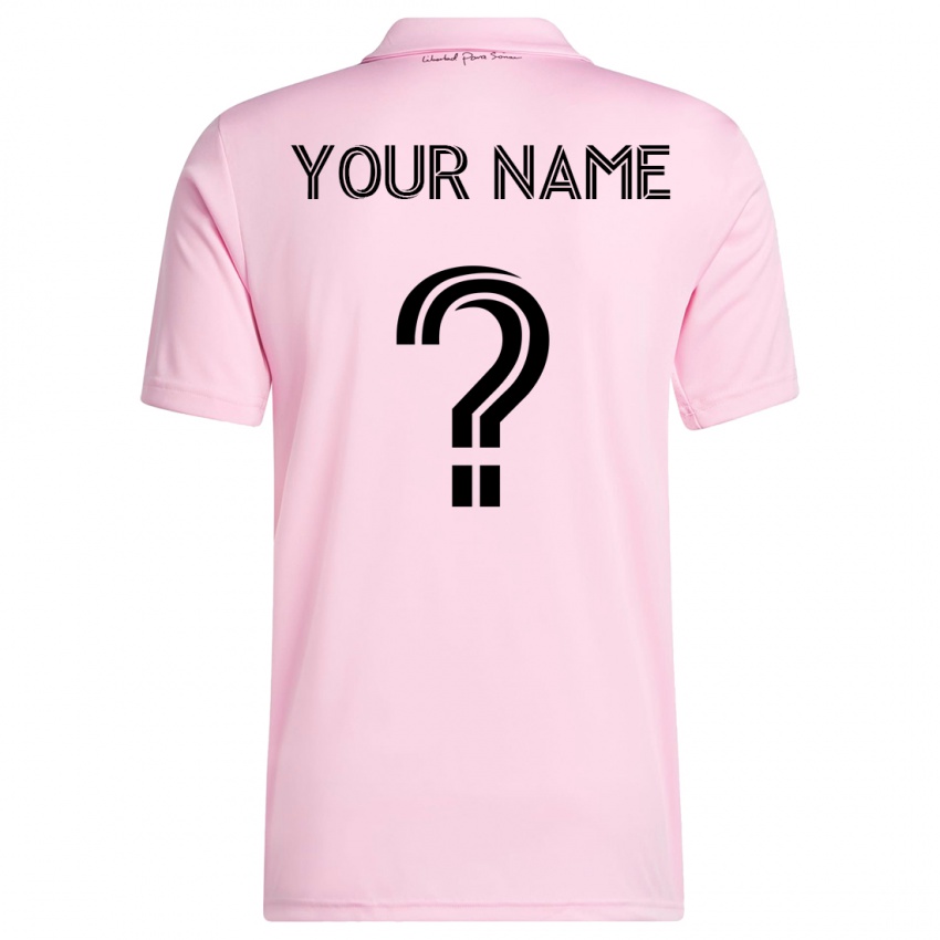 Kvinder Dit Navn #0 Lyserød Hjemmebane Spillertrøjer 2023/24 Trøje T-Shirt
