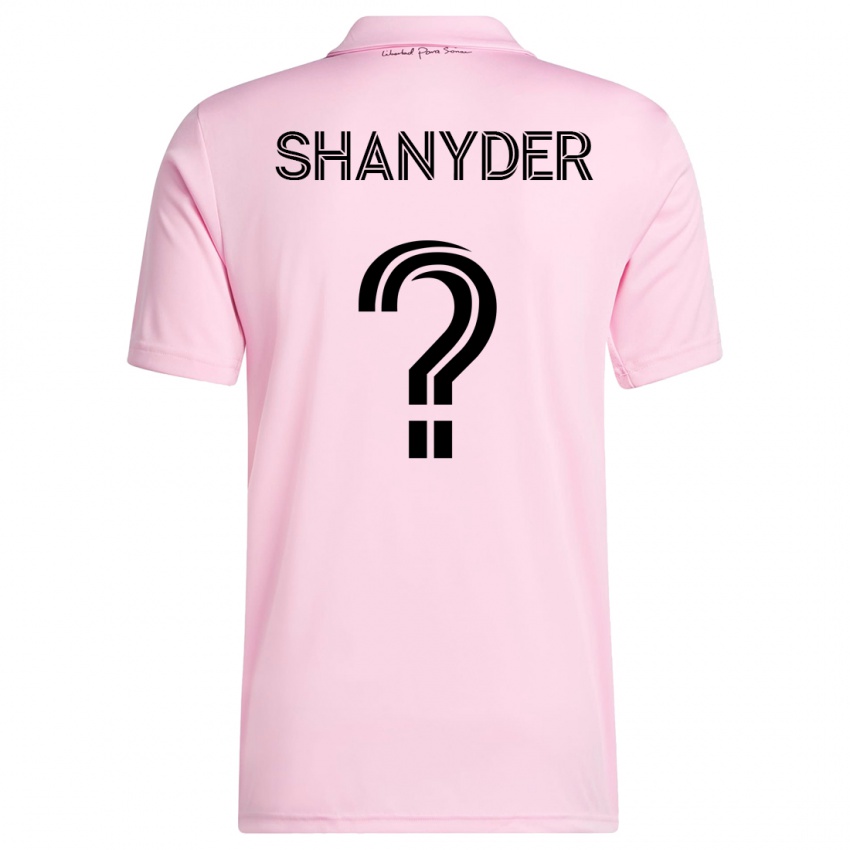 Kvinder Shanyder Borgelin #0 Lyserød Hjemmebane Spillertrøjer 2023/24 Trøje T-Shirt