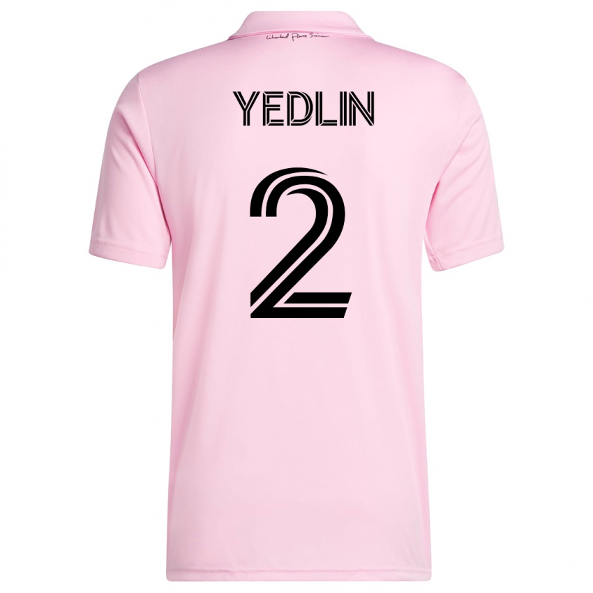 Kvinder Deandre Yedlin #2 Lyserød Hjemmebane Spillertrøjer 2023/24 Trøje T-Shirt