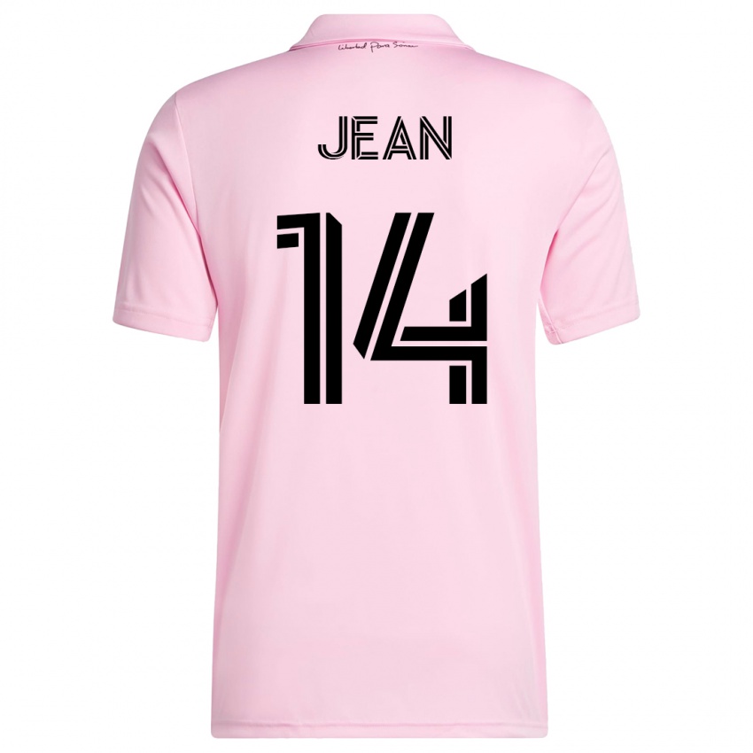 Kvinder Corentin Jean #14 Lyserød Hjemmebane Spillertrøjer 2023/24 Trøje T-Shirt