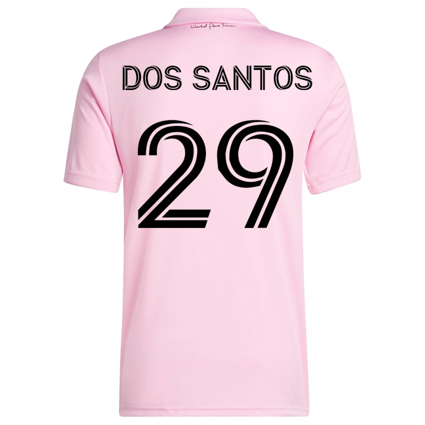 Kvinder Cj Dos Santos #29 Lyserød Hjemmebane Spillertrøjer 2023/24 Trøje T-Shirt