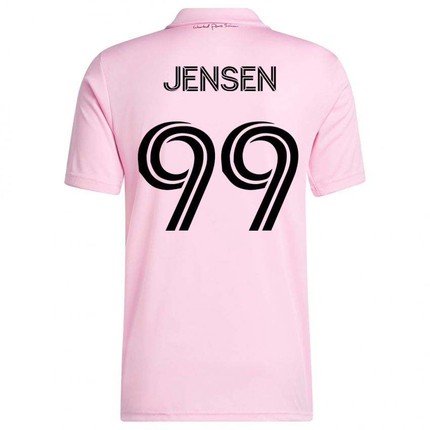 Kvinder Cole Jensen #99 Lyserød Hjemmebane Spillertrøjer 2023/24 Trøje T-Shirt