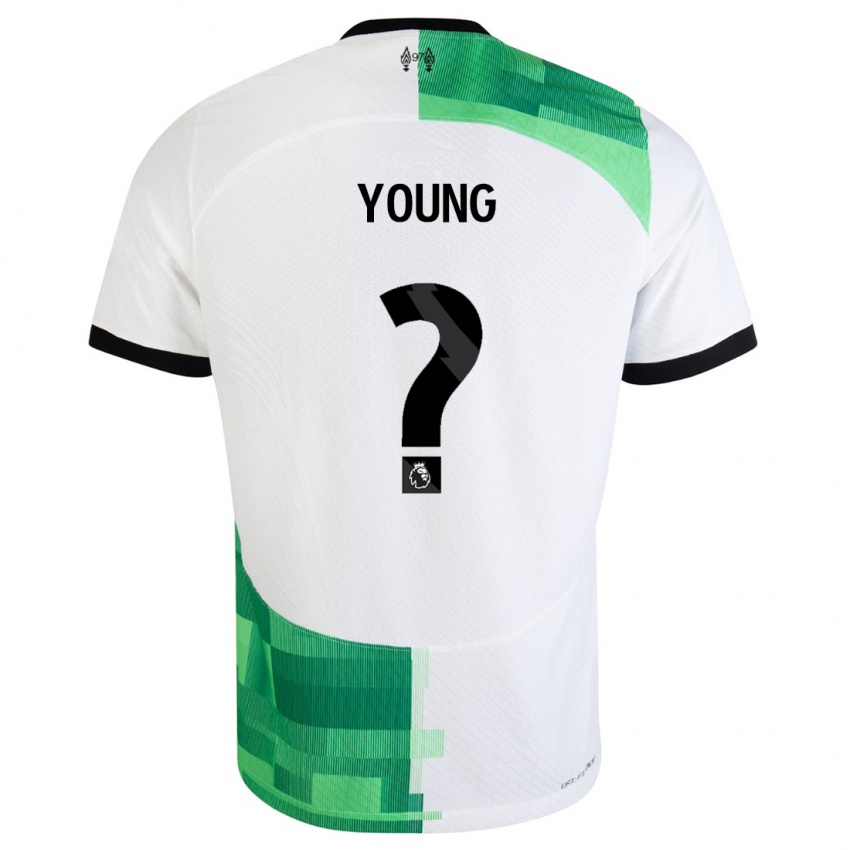 Kvinder Ranel Young #0 Hvid Grøn Udebane Spillertrøjer 2023/24 Trøje T-Shirt