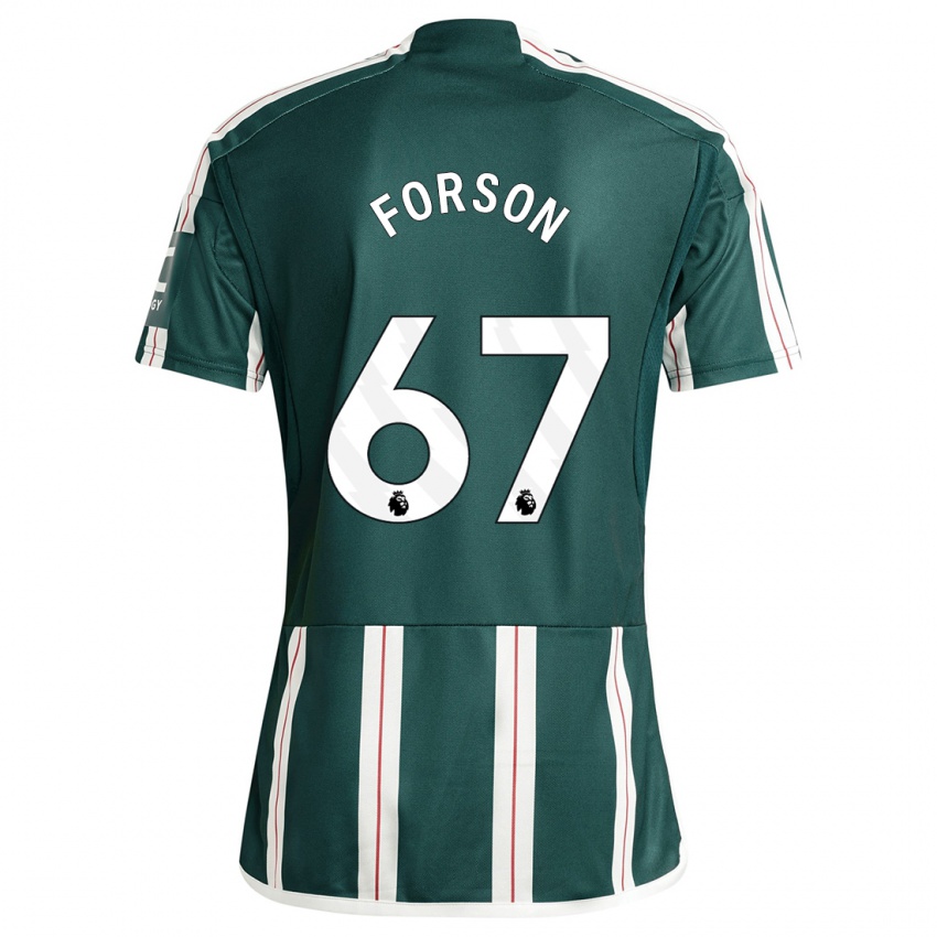 Kvinder Omari Forson #67 Mørkegrøn Udebane Spillertrøjer 2023/24 Trøje T-Shirt