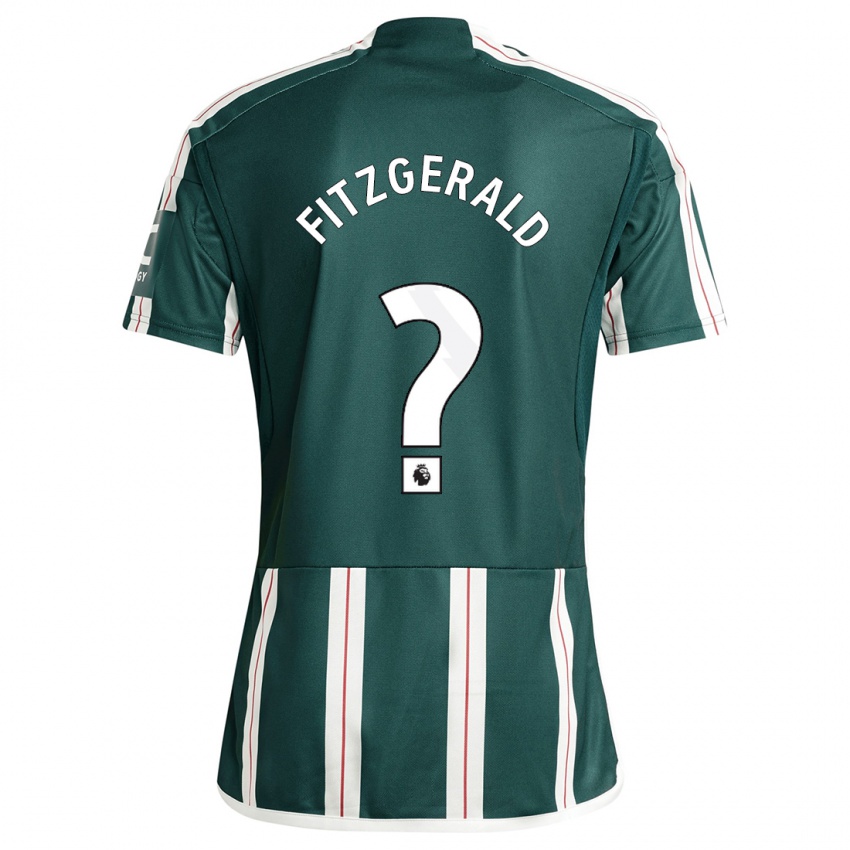 Kvinder Jayce Fitzgerald #0 Mørkegrøn Udebane Spillertrøjer 2023/24 Trøje T-Shirt
