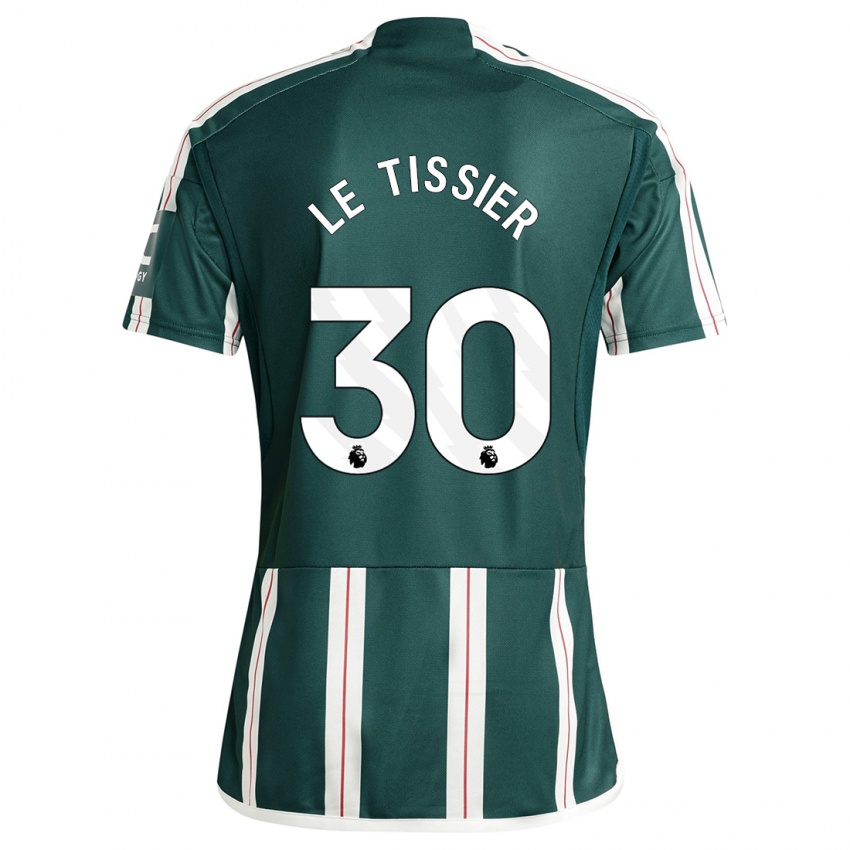 Kvinder Maya Le Tissier #30 Mørkegrøn Udebane Spillertrøjer 2023/24 Trøje T-Shirt