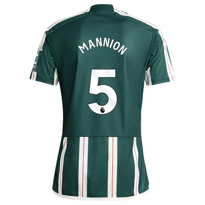 Kvinder Aoife Mannion #5 Mørkegrøn Udebane Spillertrøjer 2023/24 Trøje T-Shirt